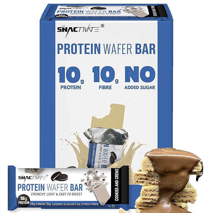 Snactivate Protein Wafer Bars | 10g Protein | Pack of 6 x 40g - Image 1