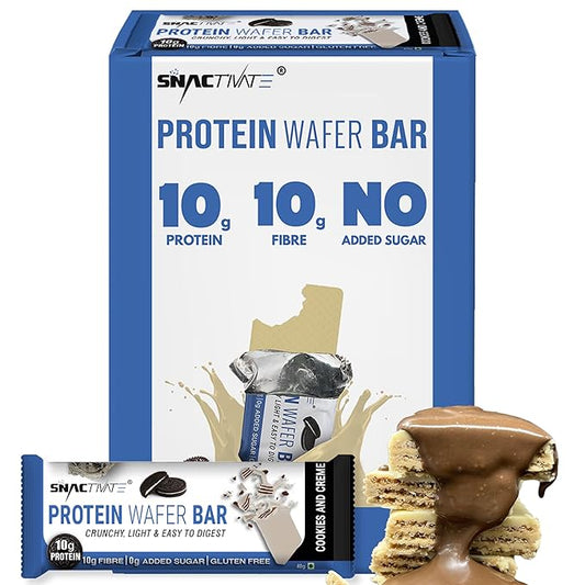 Snactivate Protein Wafer Bars | 10g Protein | Pack of 6 x 40g - Image 1