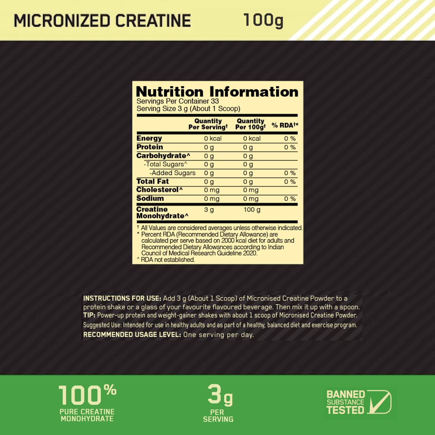 Creatine Micronized