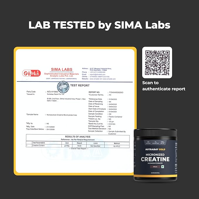 Nutrabay Gold Micronised Creatine Monohydrate - Image 4