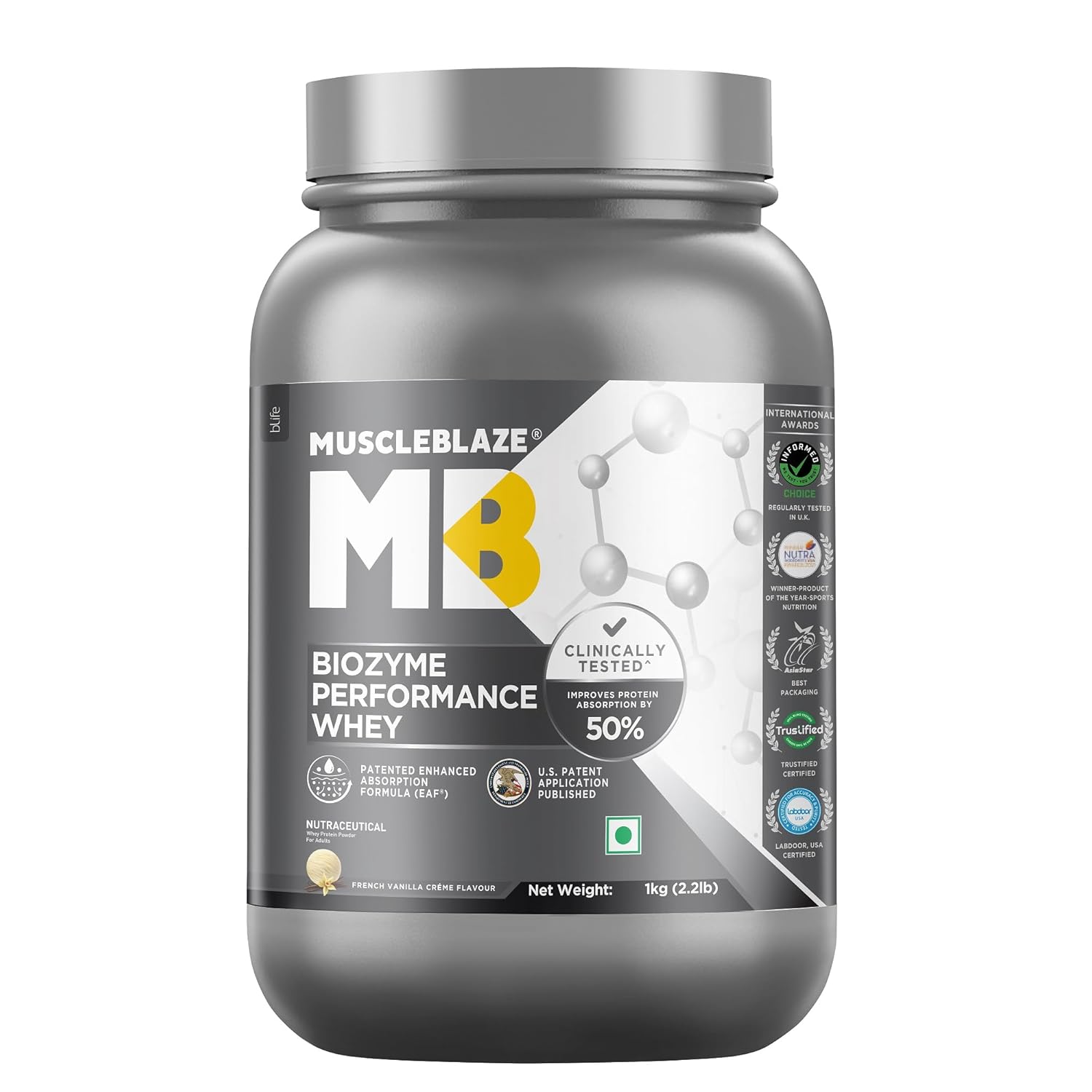 Muscle Blaze Biozyme performance whey
