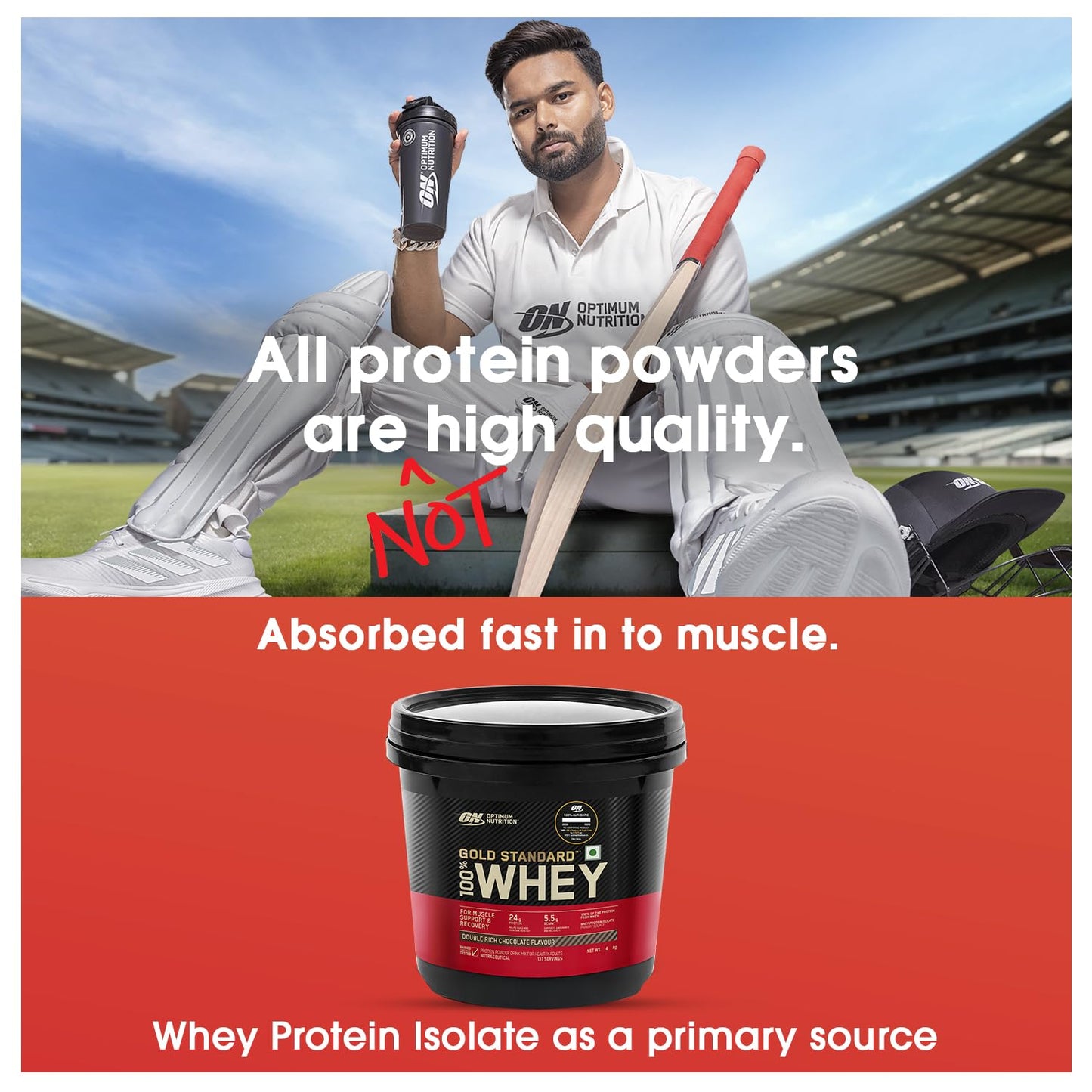 OPTIMUM NUTRITION Gold standard 100% whey