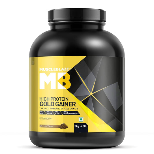 Muscle Blaze 3kg High Protein Gold Gainer