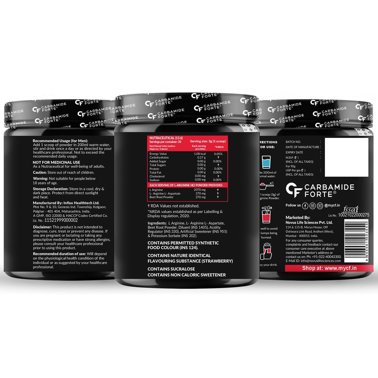 CARBAMIDE FORTE L-Argine Powder