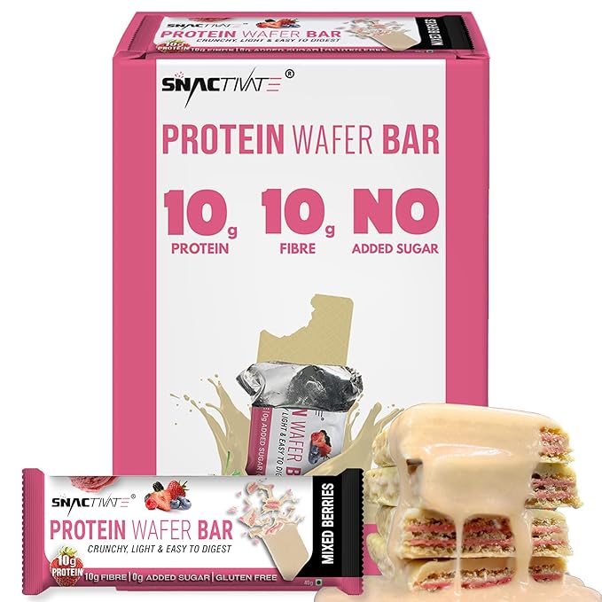 Snactivate Protein Wafer Bars | 10g Protein | Pack of 6 x 40g - Image 10