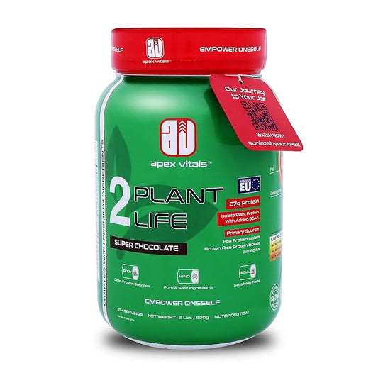 Apex Vitals 2 Plant Life - Natural Vegan Plant Protein Powder - Image 1