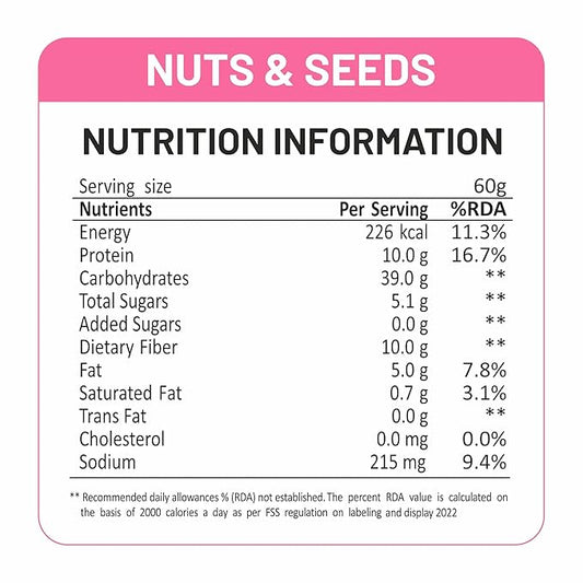 RiteBite Max Protein Granola - Nuts & Seeds (No Added Sugar) | 500g - Image 2