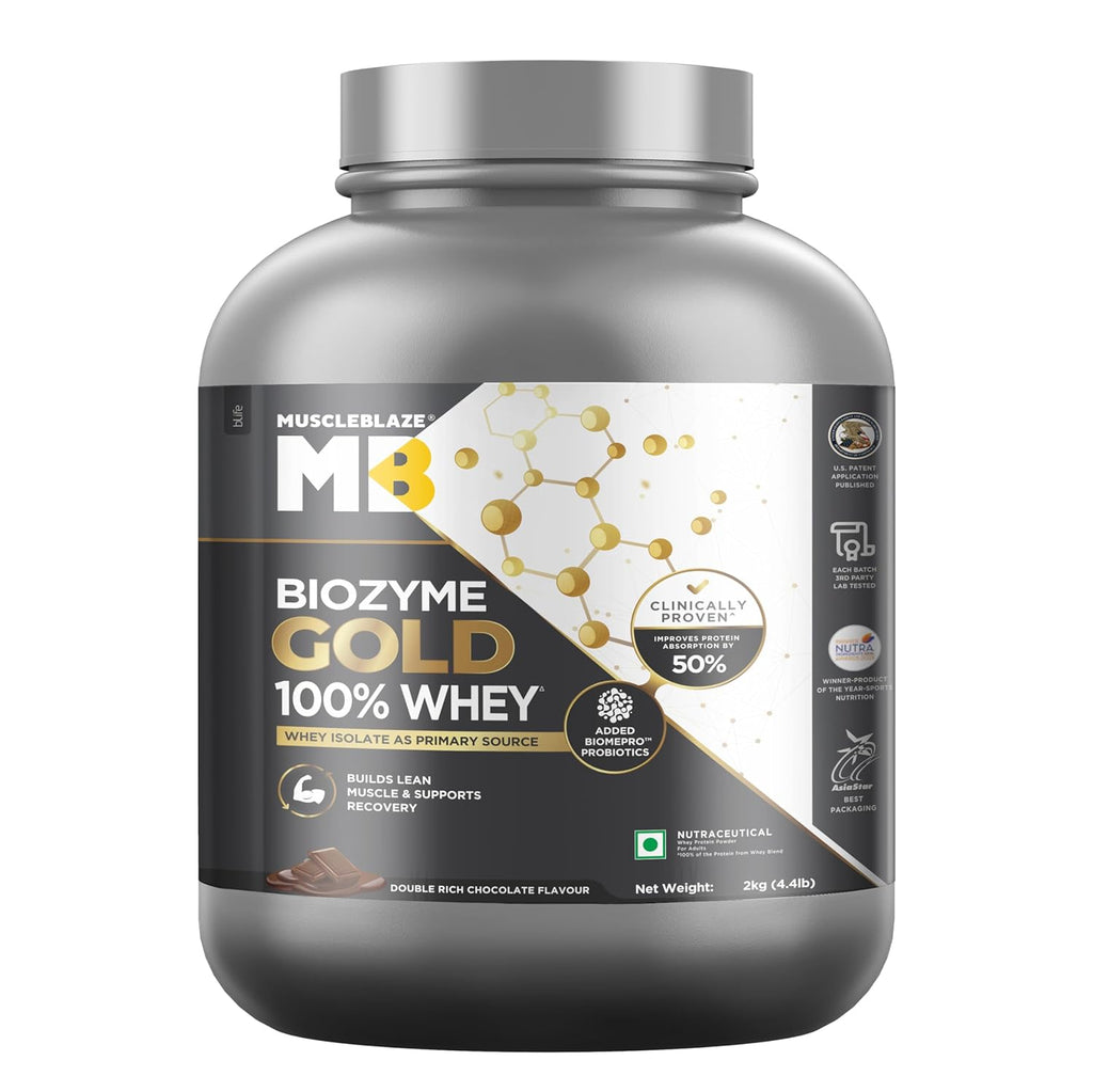 Muscle Blaze 100% gold whey