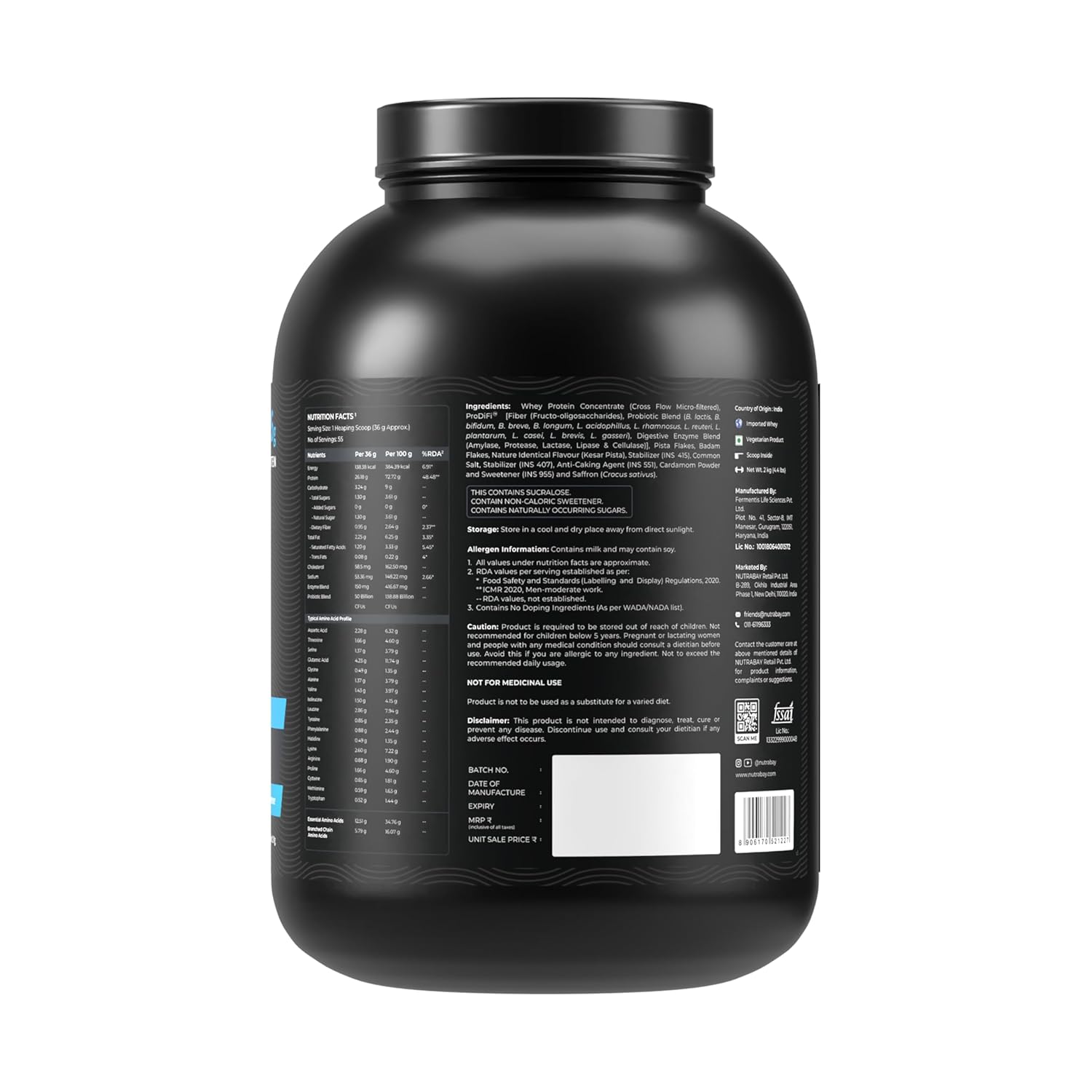 Nutrabay BioAbsorb™ Whey Protein Powder - Image 5
