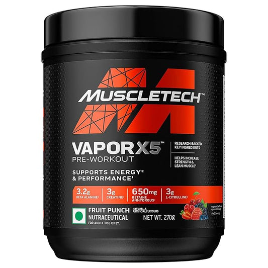 MuscleTech Vapor X5 – The Ultimate Pre-Workout Powerhouse
