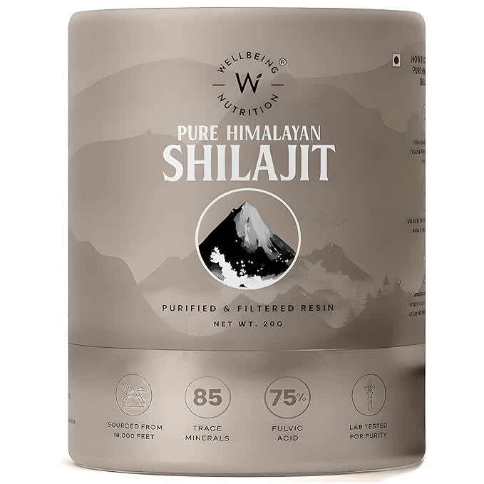 Wellbeing Nutrition Pure & Natural Himalayan Shilajit Resin