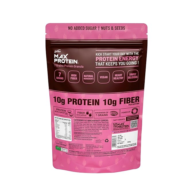 RiteBite Max Protein Granola - Nuts & Seeds (No Added Sugar) | 500g - Image 5