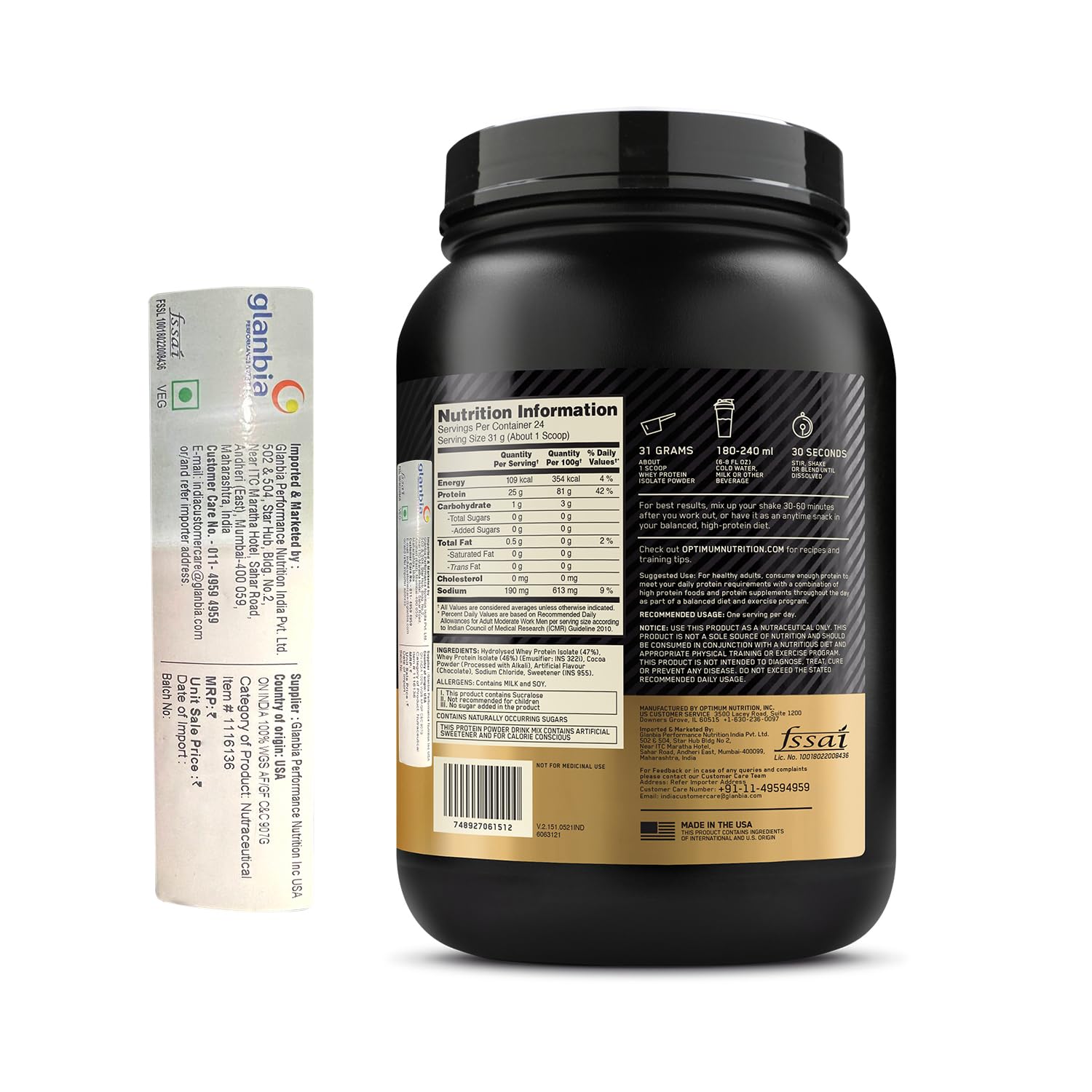 Gold standard 100% ISOLATE