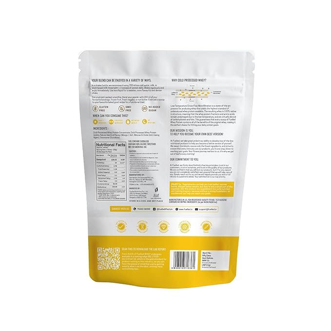 Fuelled Whey Protein Powder – Concentrate & Isolate Blend