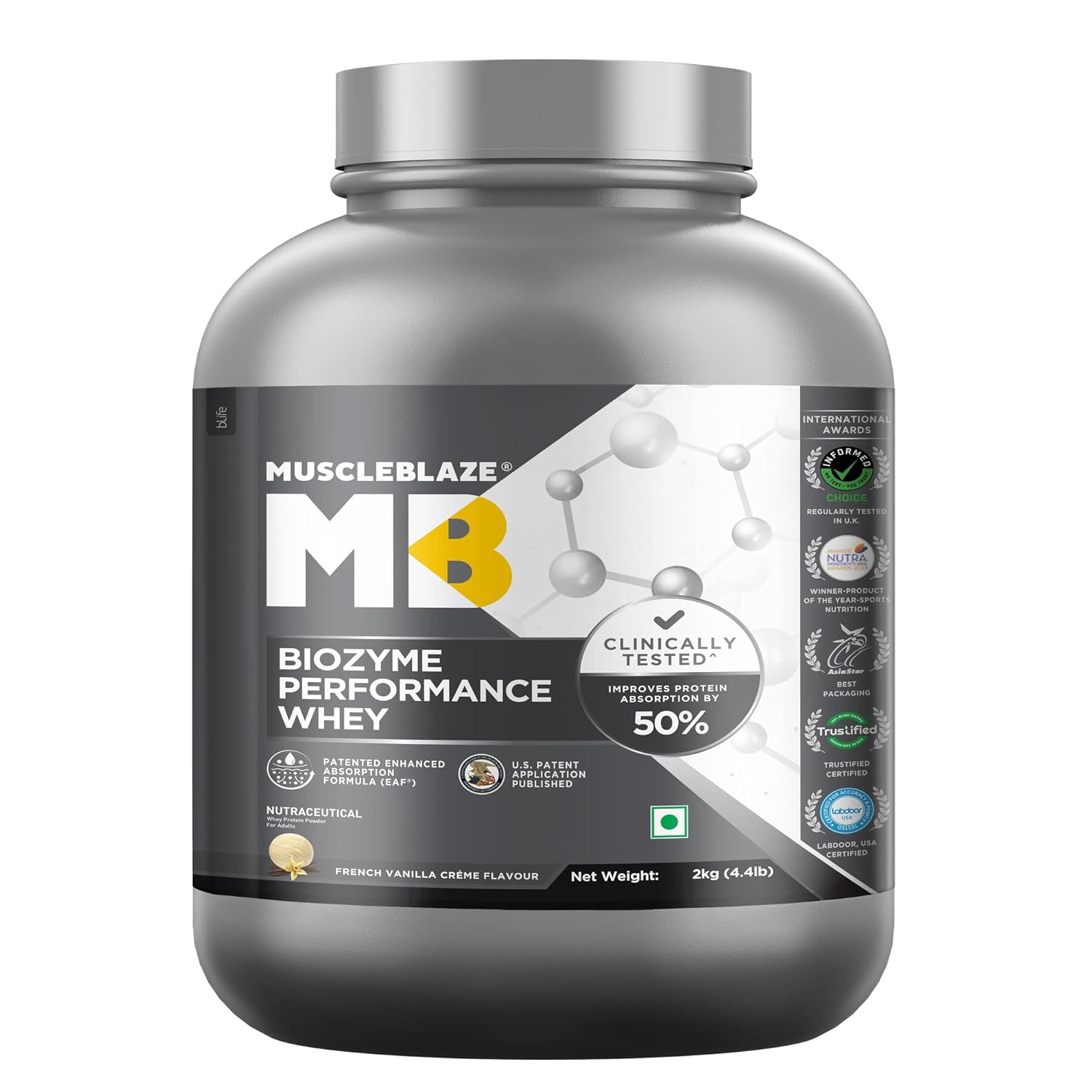 Muscle Blaze Biozyme performance whey
