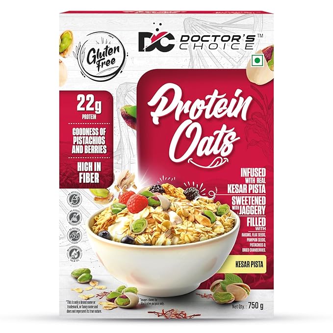DOCTORS CHOICE High Protein Oats - (750g)