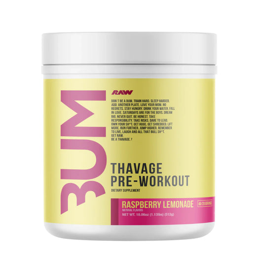 CBUM RAW Thavage Pre-Workout – Chris Bumstead’s Ultimate Energy & Focus Formula