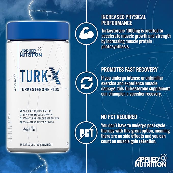 Applied Nutrition Turk-X – 1000mg Turkesterone Plus with AstraGin®