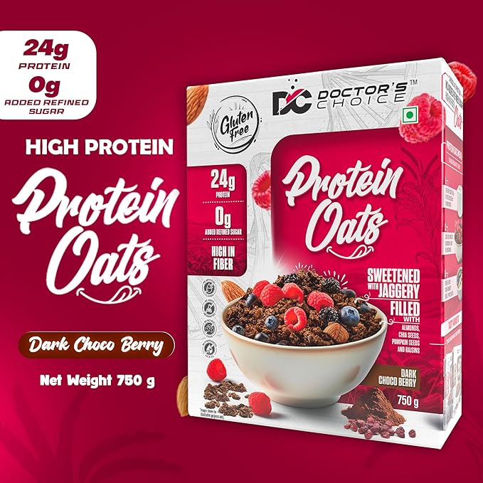 DOCTORS CHOICE High Protein Oats - (750g)