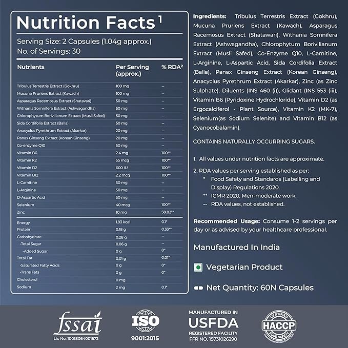 Nutrabay Pro Natural Testosterone Booster - Image 3