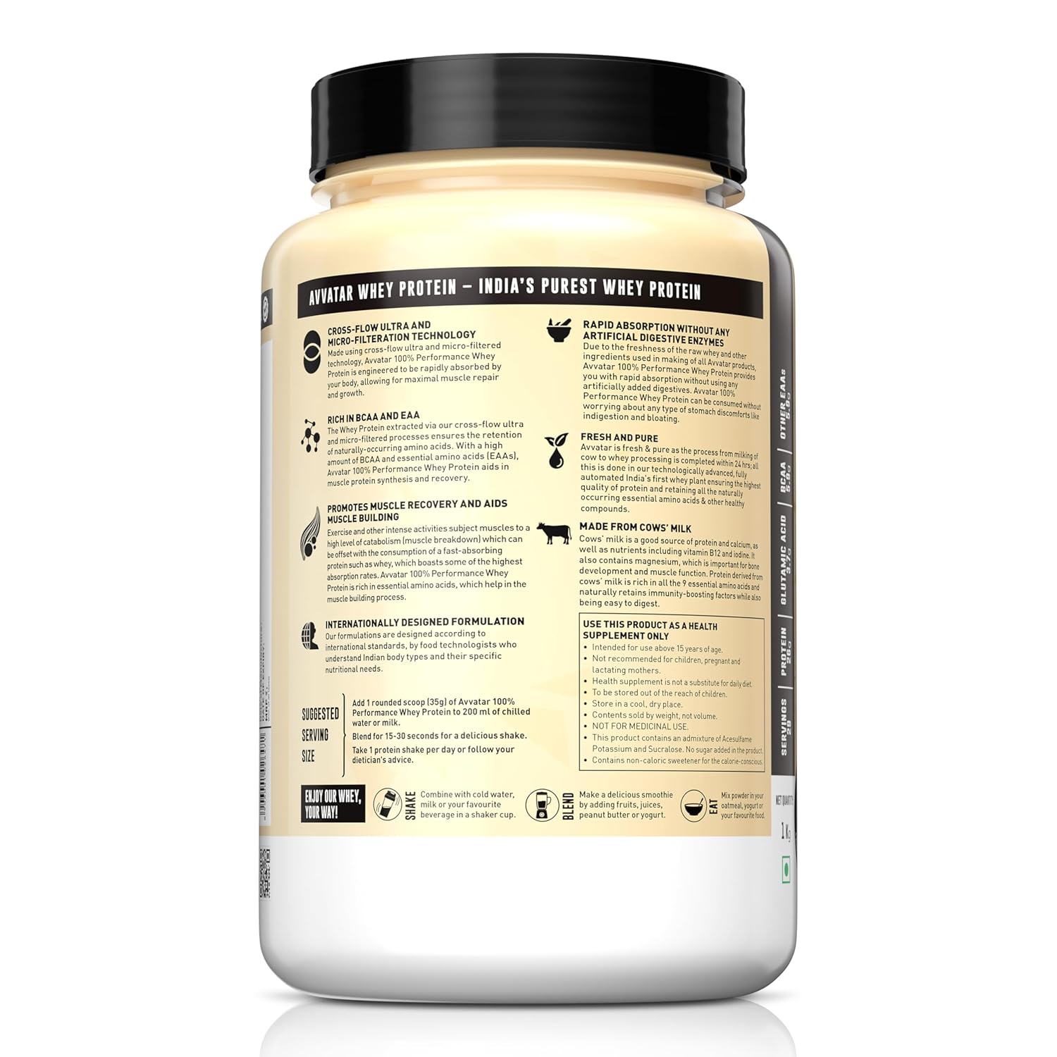 AVVATAR 100% performance whey