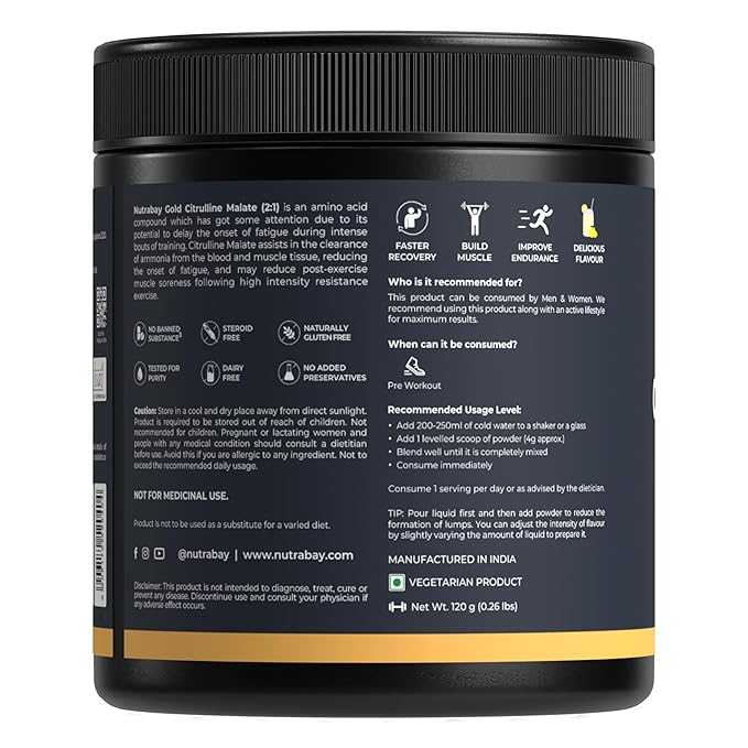 Nutrabay Gold Citrulline Malate 2:1 - Image 4