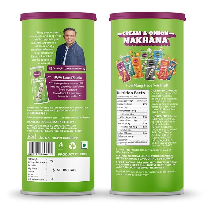 Farmley Roasted and Flavoured Makhana