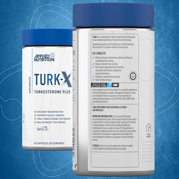 Applied Nutrition Turk-X – 1000mg Turkesterone Plus with AstraGin®