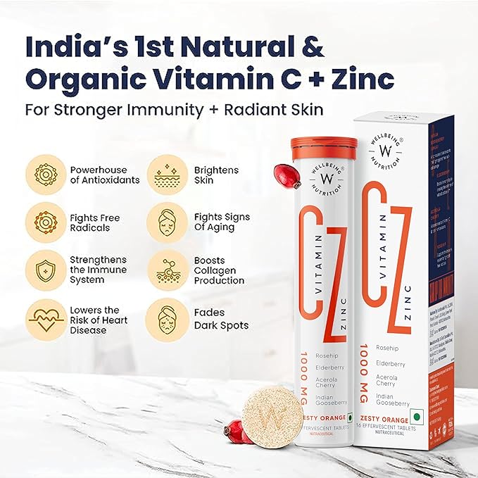 Wellbeing Nutrition Vitamin C + Zinc
