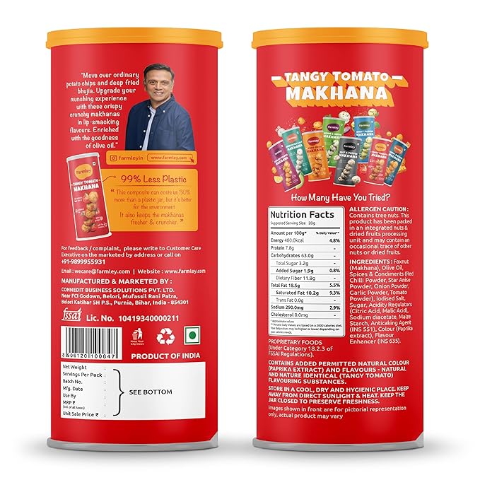 Farmley Roasted and Flavoured Makhana