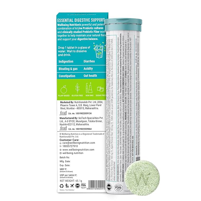 Wellbeing Nutrition Daily Probiotics + Prebiotics