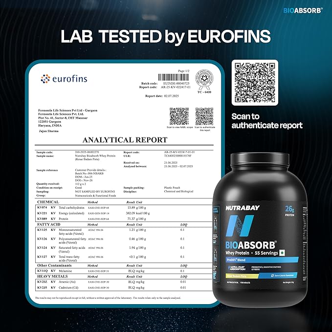 Nutrabay BioAbsorb™ Whey Protein Powder - Image 7