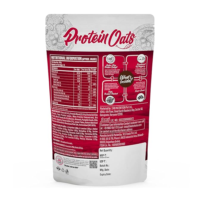 DOCTORS CHOICE High Protein Oats - (750g)