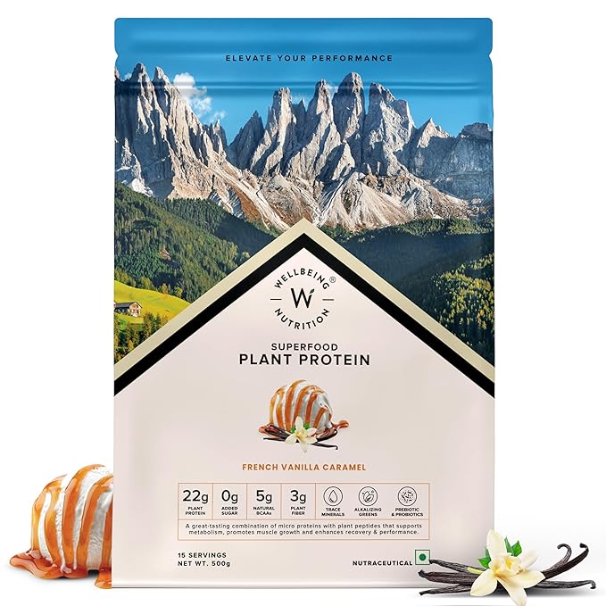 Wellbeing Nutrition Organic Vegan Plant Protein Isolate Powder