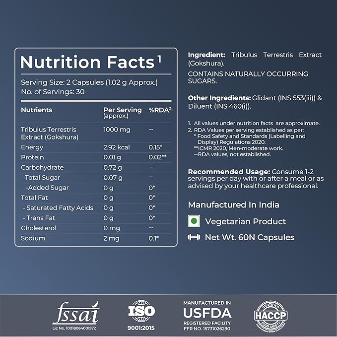 Nutrabay Wellness Tribulus Terrestris (Gokshura) - Image 4