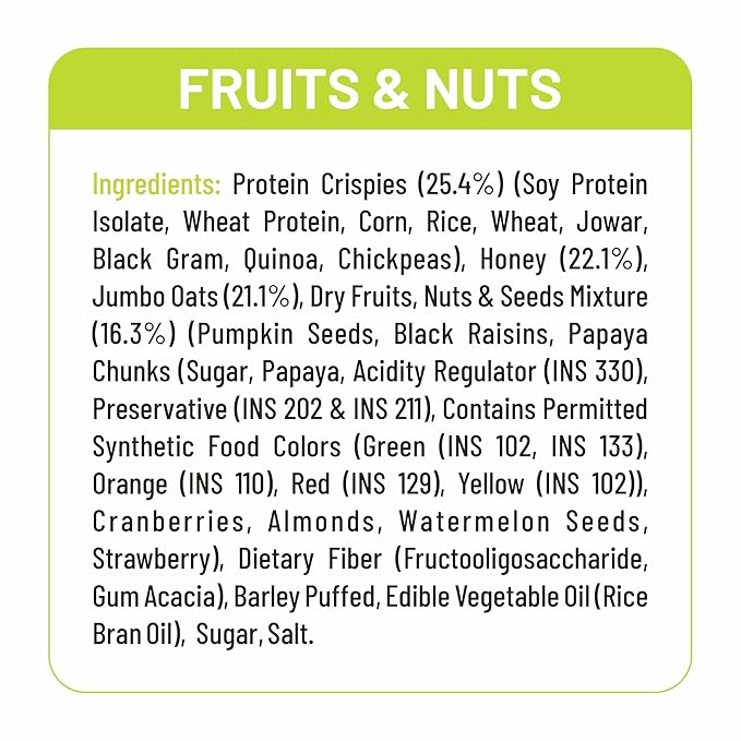 RiteBite Max Protein Granola – Fruits & Nuts  | 500g - Image 4