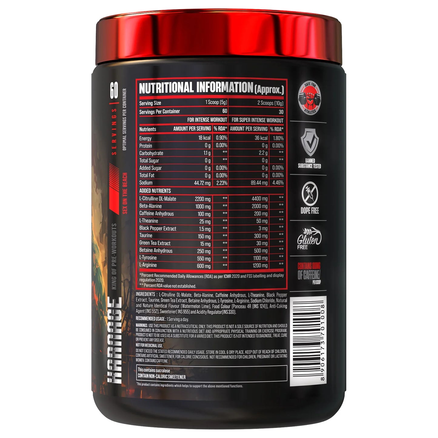 BIGMUSCLE Karnage pre workout