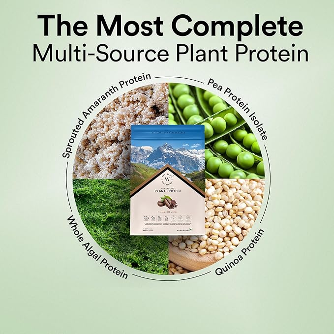 Wellbeing Nutrition Organic Vegan Plant Protein Isolate Powder