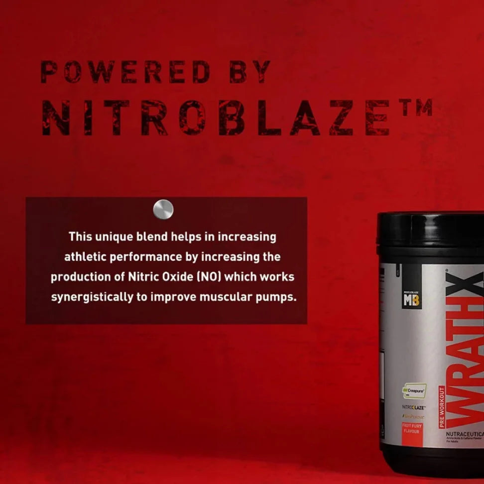 Muscle blaze pre Workout WrathX