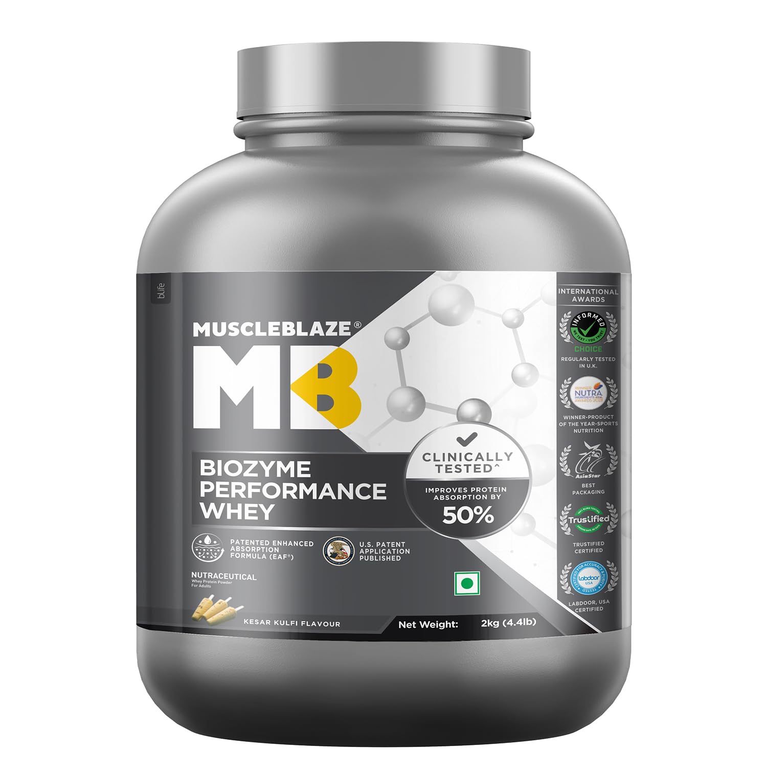 Muscle Blaze Biozyme performance whey