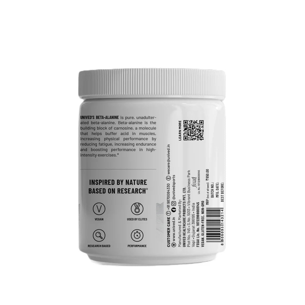 Unived Beta-Alanine – Enhance Strength & Endurance - Image 3