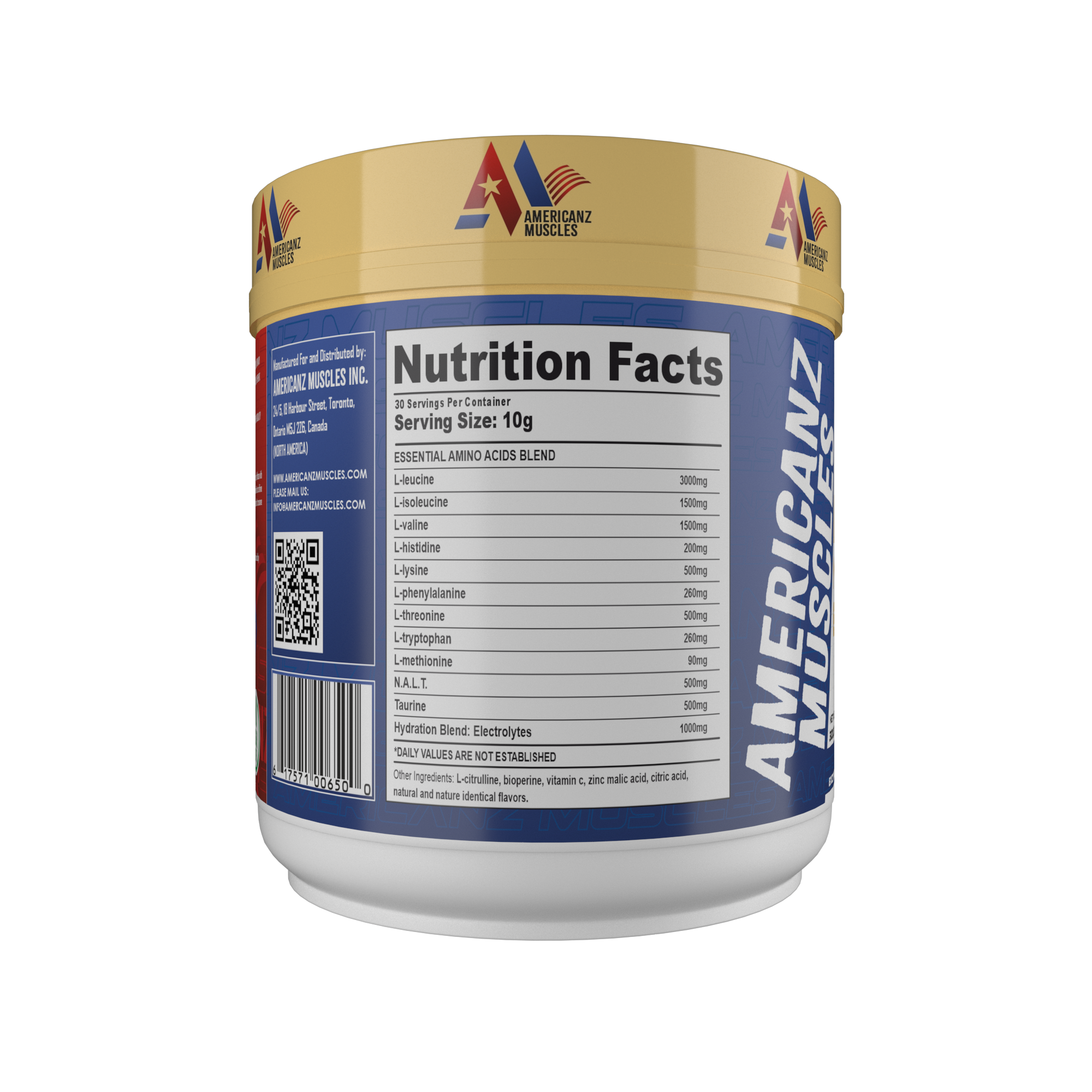 AMERICAN MUSCLES EAA + Nootropics 8:1:1