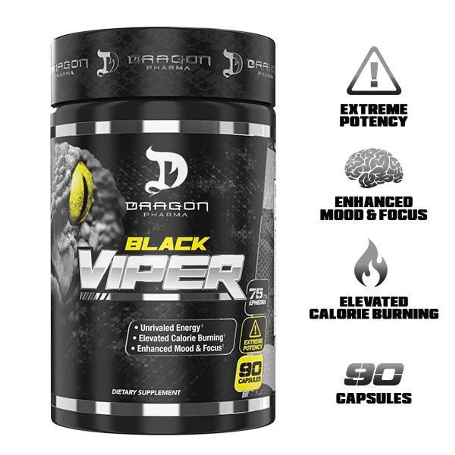 Dragon Pharma Black Viper – The Most Powerful Fat Burner