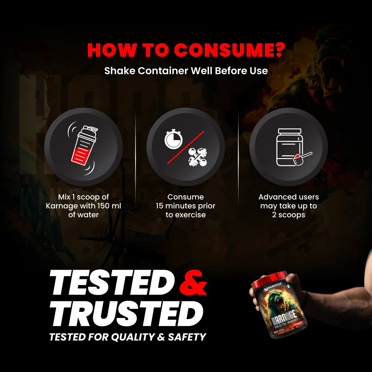 BIGMUSCLE Karnage pre workout