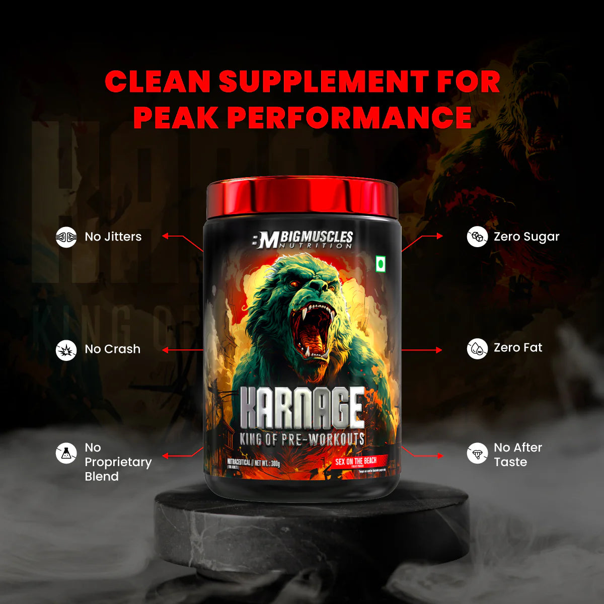 BIGMUSCLE Karnage pre workout