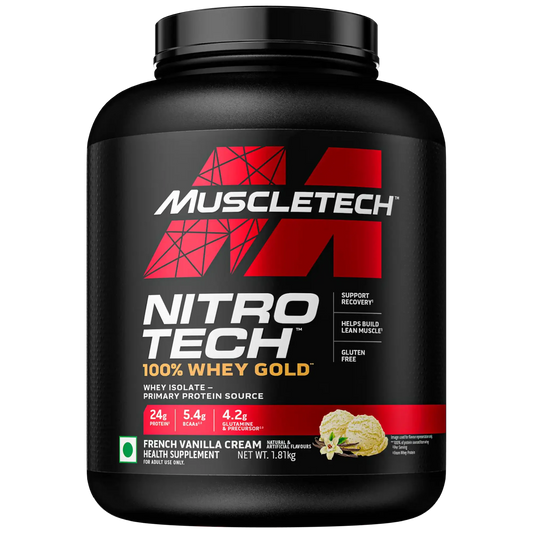 MUSCLETECH Nitro Tech 100% whey gold