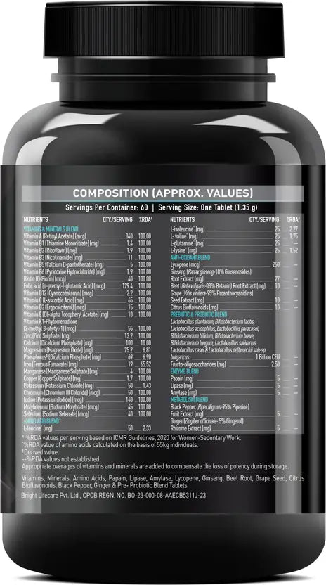 Muscle Blaze MB-Vite Daily Multivitamin