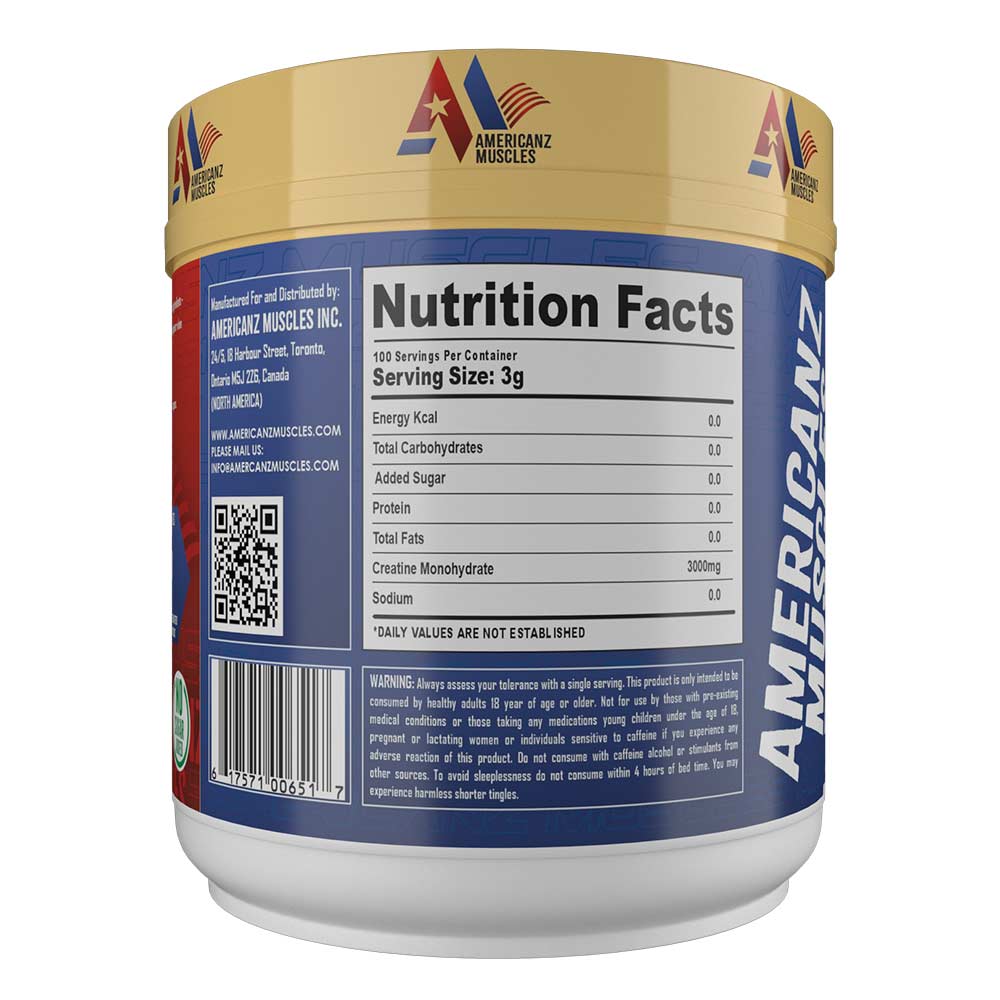 AMERICANZ MUSCLES Creatine Monohydrate