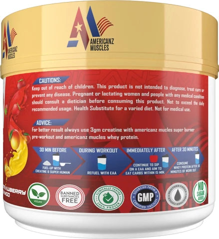 AMERICAN MUSCLES Super Burn Pre workout