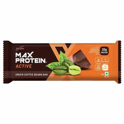 RiteBite Max Protein Active Green Coffee Beans Bars - 20g Protein - Image 2